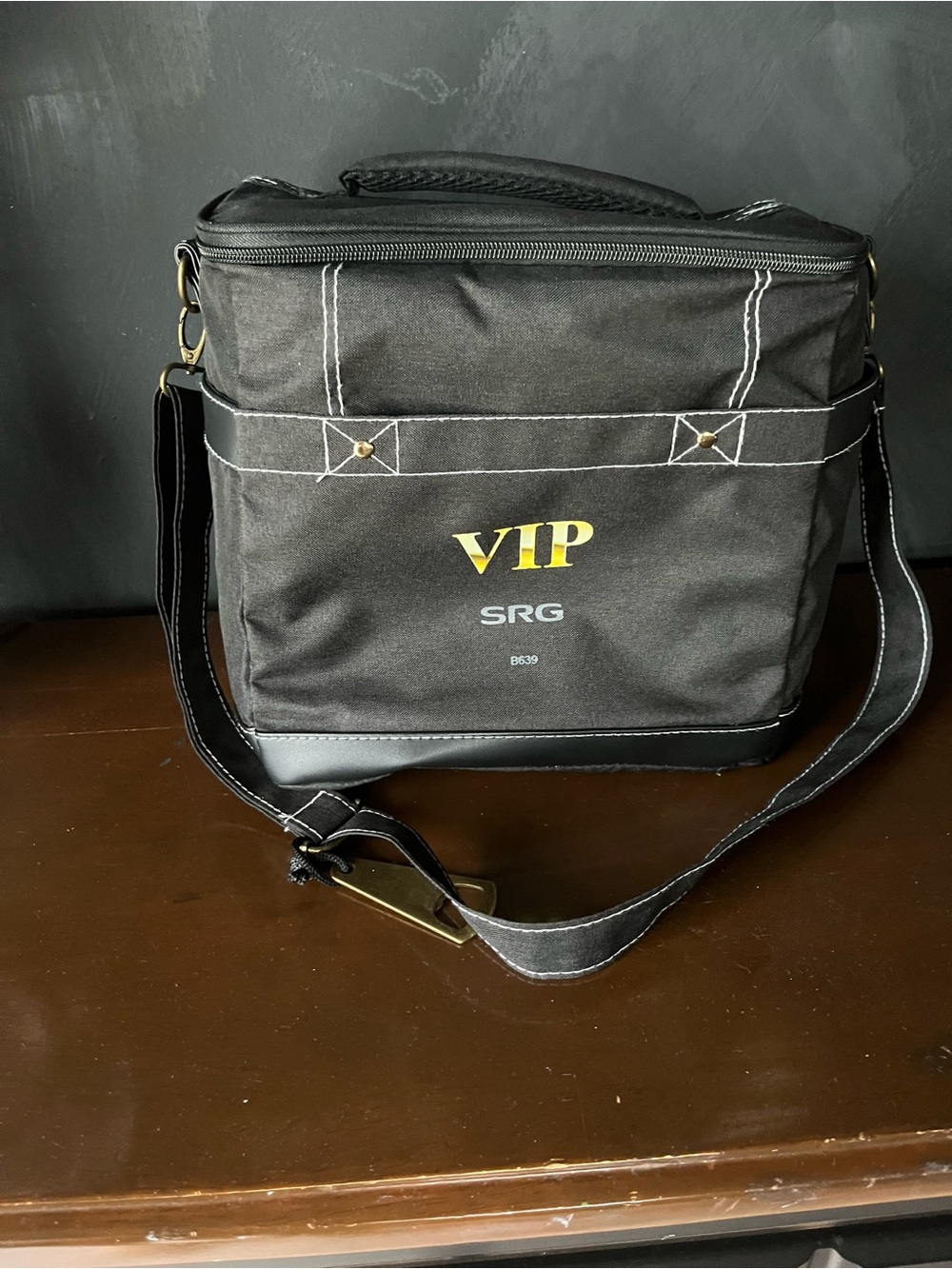 VIP Black Lunch Bag With Bottle Opener